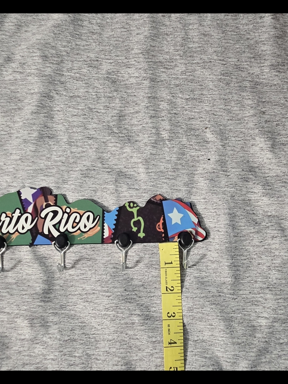 Puerto Rico Colorful Wall Hook Rack - Picture 10 of 11